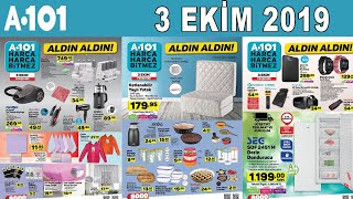 A101 3 EKİM 2019 PERŞEMBE ALDIN ALDIN KATALOĞU - A101 3 EKİM AKTÜEL ÜRÜNLER