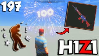 LEVEL 100 EMOTE!, OLD AR MODEL!, CARTO CROSSBOW HEADSHOT! H1Z1 - BEST ODDSHOTS #197