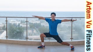Stability and Balance workout for beginners at home #artemfitness