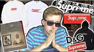 SUPREME FALL/WINTER 2018 BOXLOGOS + NEW STORES LEAKS AND PREVIEW | SUPREME x DOLCE GABANA | CDG!
