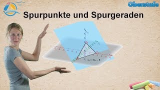 Spurpunkte und Spurgeraden - Gymnasium - Geraden und Ebenen - StrandMathe - Wissen