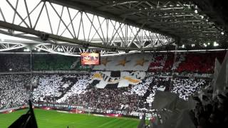 Formazioni + Inno Juventus Atalanta 3 - 1 & coreografia 13 maggio 2012