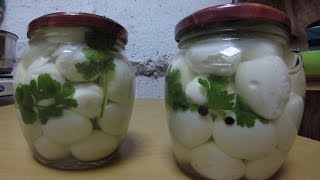 Я - фермер. Маринованные перепелиные яйца.