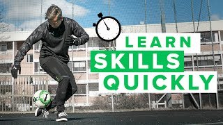 Learn 2 football skills quickly with Kieran Brown