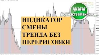 Индикатор Trend strike. Смена тренда без перерисовки с алертом.