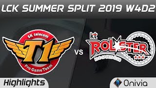 SKT vs KT Highlights Game 2 LCK Summer 2019 W4D2 SK Telecom T1 vs KT Rolster LCK Highlights by Onivi