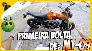 YAMAHA MT-09 MINHA PRIMEIRA VEZ CONHEÇA TUDO SOBRE A NAVE