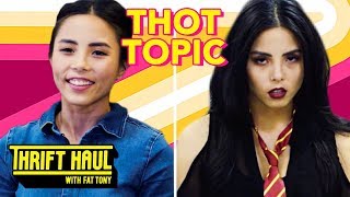 Thot Topic ft. Anna Akana and Mike Diva | Thrift Haul | Tatered