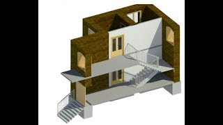 Лестницы по эскизу. Одномаршевые и двухмаршевые: Revit #10