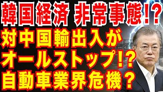 韓国経済に衝撃!?対中国輸出入がオールストップ!?多角的サプライチェーンの構築でより安定した経済構造へ