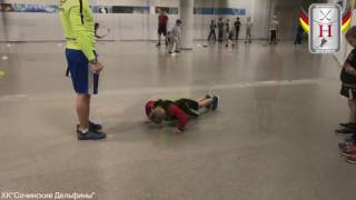 Сдача хоккейных нормативов для детей 7-9 лет