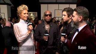 Paris Hilton & Birdman on Her Cash Money Debut - GRAMMY Red Carpet