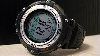 Casio SGW 100 Digital Compass Twin Sensor Sport Watch
