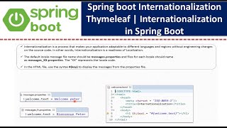 Spring boot Internationalization Thymeleaf | Internationalization in Spring Boot