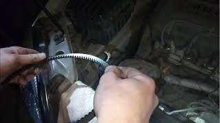 Замена ремня генератора Daewoo Sens