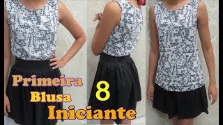 Blusa dupla primeira costura iniciante- 8