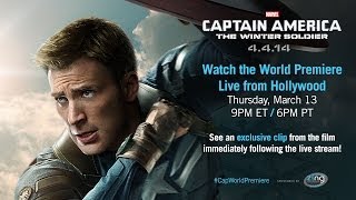 Marvel's Captain America: The Winter Soldier - Live Red Carpet Trailer
