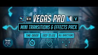Sony Vegas | Mini Transition & Effects Pack By Pro Edits