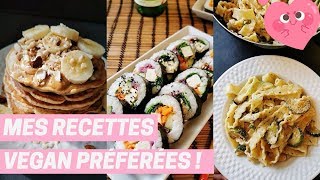 TOP 5 de MES RECETTES VEGAN et SANS GLUTEN PRÉFÉRÉES #VEGANUARY