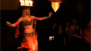 Neon -  belly dance at Taj Lounge NYC :: Britney Spears 'Oops I did it again'