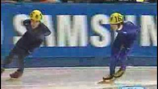 Apolo Ohno race ends early