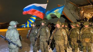 Возвращение российских миротворцев в пункт постоянной дислокации в Иванове