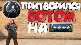 Притворилcя БОТОМ С ЧИТАМИ НА ГОЛД НОВАХ - CS:GO