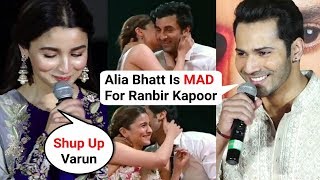 Varun Dhawan Reaction On Alia And Ranbir Zee Cine Awards Performance | Kalank Trailer Launch