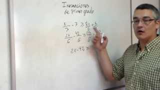 Inecuaciones de primer grado: Aprende matemáticas