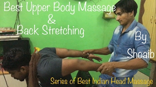 $1 Best Indian Head Massage & Upper Body Massage|Deep Tissue Massage|ASMR|60Fps