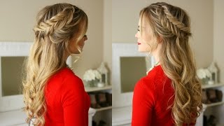 Dutch Fishtail Braids Holiday Hairstyle | Missy Sue