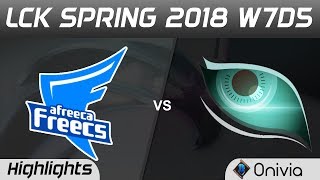 AFS vs KDM Highlights Game 2 LCK Spring 2018 W7D5 Afreeca Freecs vs Kongdoo Monster by Onivia
