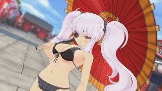 Yagyū Vs The 3 Mikagura Sisters - Senran Kagura: Estival Versus