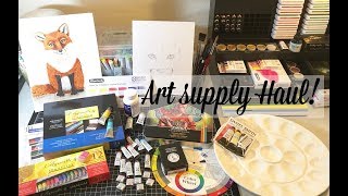 Art Supply Haul!  Jackson's Art Supply, Amazon, The Merri Artist
