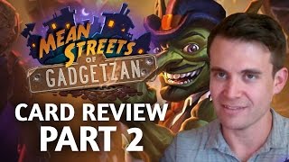 (Hearthstone) Mean Streets of Gadgetzan: Card Review Part 2