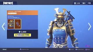 *NEW* MUSHA & HIME SAMURAI SKINS! FORTNITE ITEM SHOP
