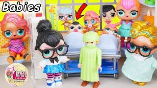 LOL SURPRISE DOLLS Spice and Neon QT Visit Customized Playmobil Big Hospital