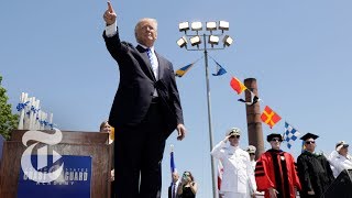 President Donald Trump Speech At Coast Guard Academy Commencement (Full) | The New York Times