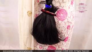 ASMR Traditional South Indian Hair Braid Traditional South Indian Style Braid Tutorial For Long Hair