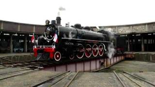 Tren de La Araucanía | La 820 llega a descansar a Casa.  Steam locomotive back to roundhouse