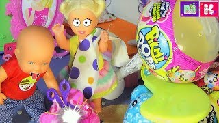 Что внутри у игрушки Пикми Попса. Катя и Макс веселая семейка. #Мультики куклы новые