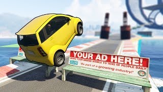 Сумасшедший скилл-тест для маленькой машины на крышах лосантоса в GTA 5 Online