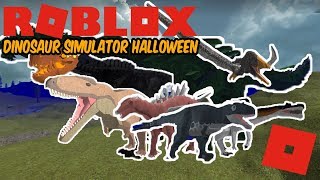 Roblox Dinosaur Simulator Halloween - Part 1.1 Update! Encountering Some KOSers!
