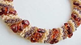 My #handmade# jewelry on a beaded grid - Ювелирные украшения# ручной работы #на бисерной сетке