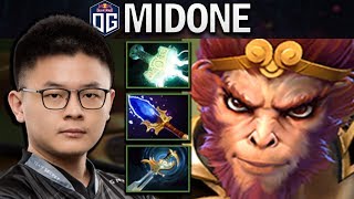 OG.MIDONE MONKEY KING WITH AGHANIMS - DOTA 2 7.24 GAMEPLAY