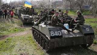 ШОК Краматорск Женщина остановила танк БМД одной рукой