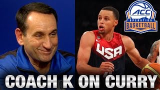 Duke's Mike Krzyzewski on What Makes Stephen Curry's Game so Great