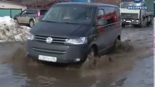 Пензенцы борются с последствиями растаявшего снега