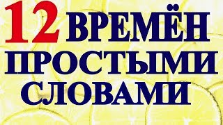 ВРЕМЕНА АНГЛИЙСКОГО Языка - 12 ВРЕМЕН За 18 Минут - Времена Английского Глагола для Начинающих