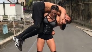 Girl who lift carry guy